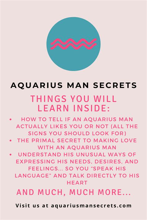 dating the aquarius man